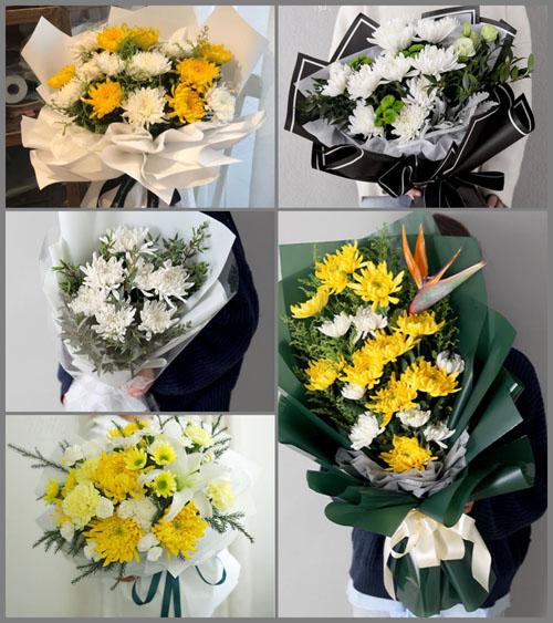 贵州毕节市黔西县金碧镇辉煌社区白事花束代送